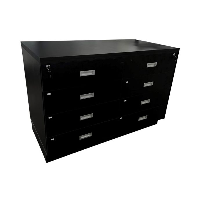  Luxury Counter With Drawers - Black