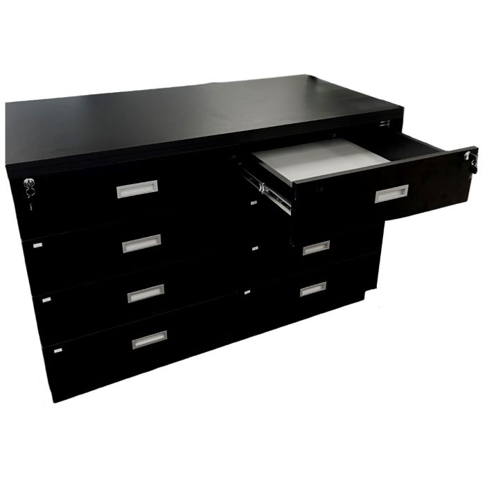  Luxury Counter With Drawers - Black