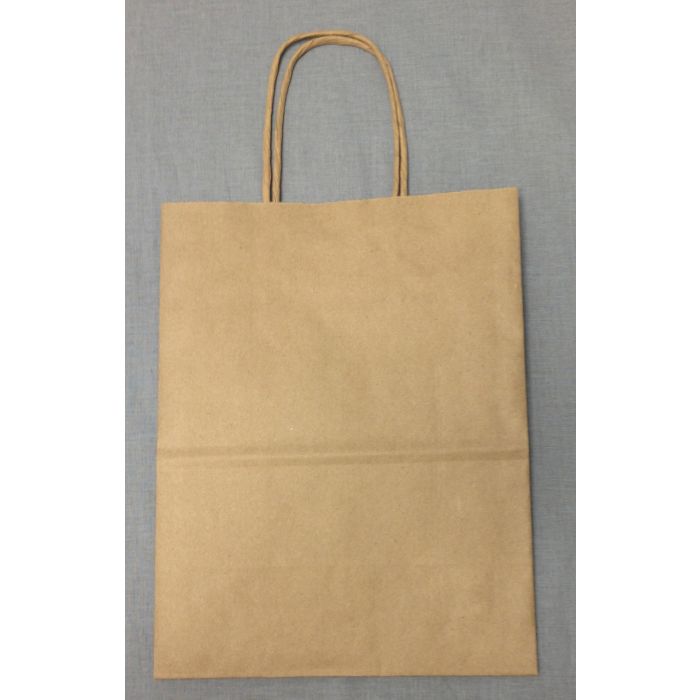 35 lb. Kraft #8 Grocery Bags with 100% FSC Recycled Paper