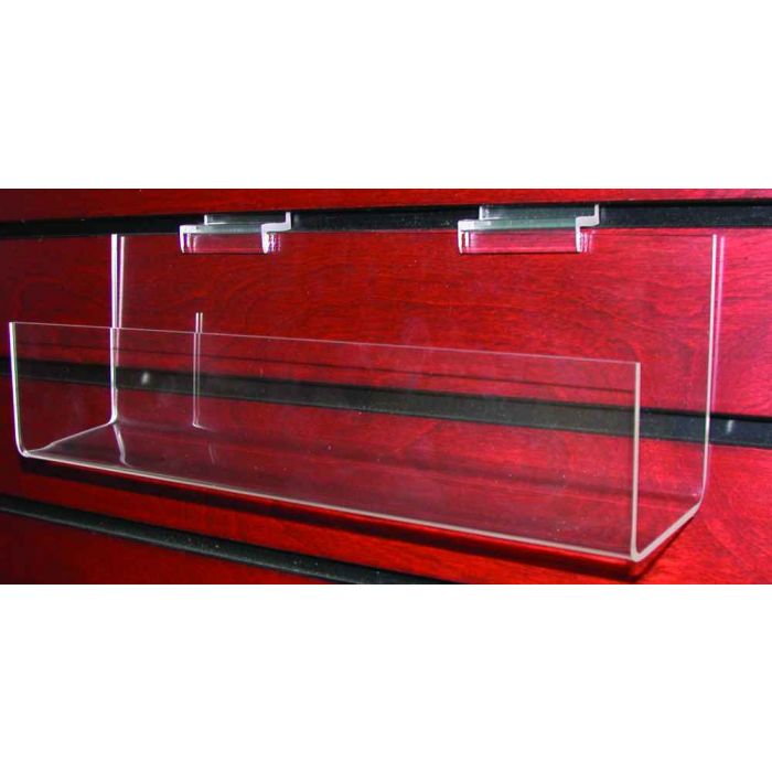 Acrylic Gondola Shelf Fence, Clear Plastic Shelf Dividers