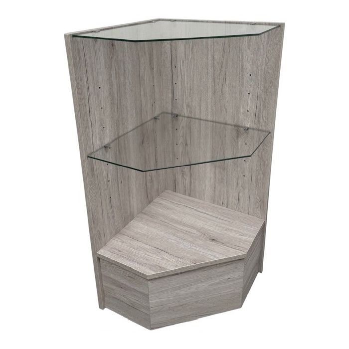 Barnwood Pentagon Corner Stand