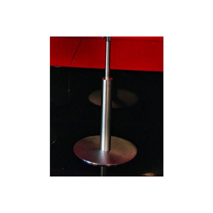 ROUND SATIN CHROME BASE