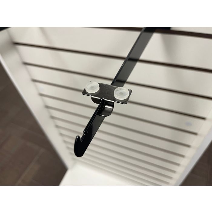 Glass Shelf Rest - Black
