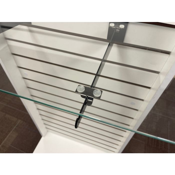 Glass Shelf Rest - Black