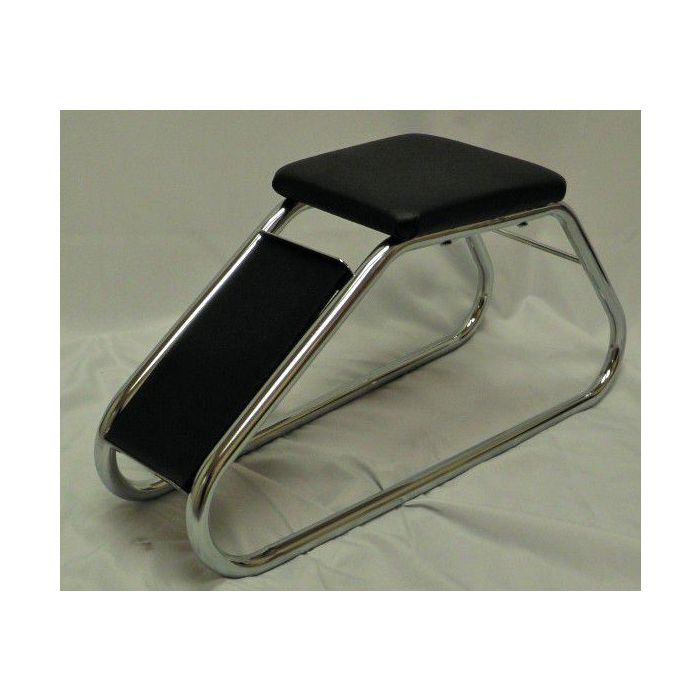 SHOE FITTING STOOL- BLACK SEAT