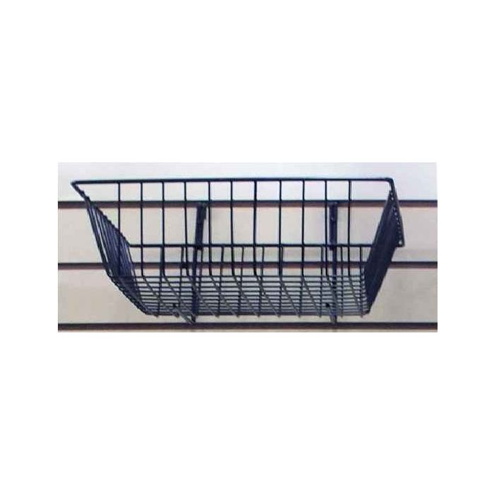 Slatwall/Grid Small Basket- Black main product photo