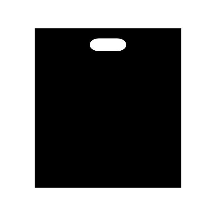 20x20 black die cut bags 20x20 black die cut bags