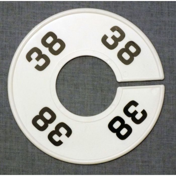 WHITE SIZE DIVIDER-38 WHITE SIZE DIVIDER-38