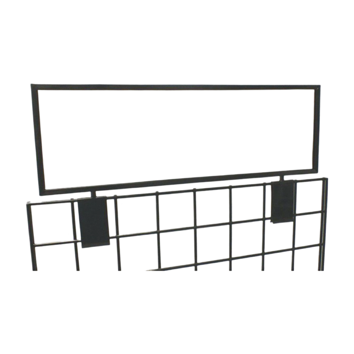Grid Sign Holder - Black