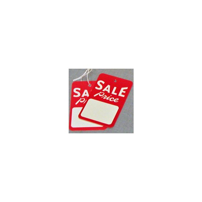 LARGE SALE PRICE TAG WITH STRING