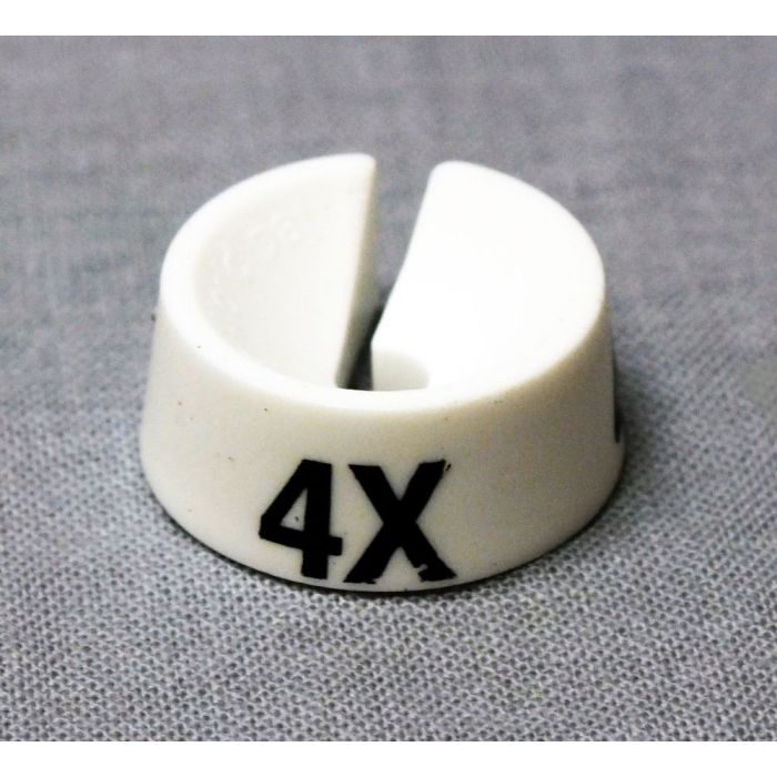 White Size Marker Size 4X