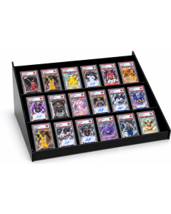 trading card display for countertop or showcase