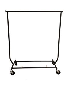 Matte Black Collapsible Garment Rack