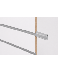 SLATWALL SNAP IN-WHITE