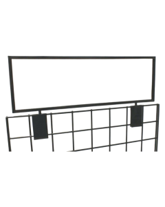 GRID SIGN HOLDER- BLACK