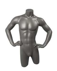 Torso Fiberglass Mannequin- Male