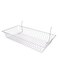 slatwall basket chrome