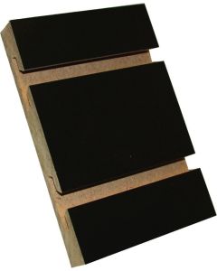 BLACK SLATWALL