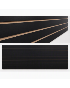 Black 6" on Cneter Slatwall Panel