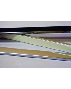 2' RECTANGULAR TUBING HANGRAIL- SATIN CHROME