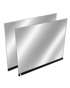 Mirrored Doors for Black 70" Extra Vision Showcases