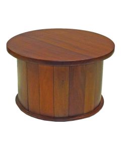 20" ROUND TABLE RISER -Natural Mahogany