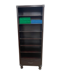 Wall Storage Cabinet - Natural Mahogany