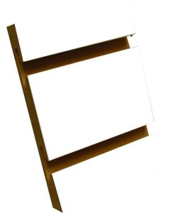 WHITE SLATWALL