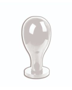 Plastic Head Display - Mannequin Head Form - White