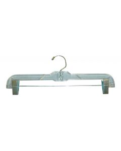 12" Clear Child Pant Hanger
