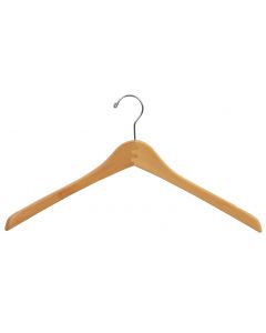17" Natural Gloss Shirt Hanger