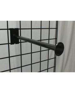 12" ROUND STAIGHT ARM FACEOUT-BLACK