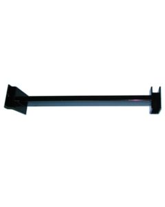 12'' SLATWALL RECTANGULAR HANGRAIL BRACKET- BLACK