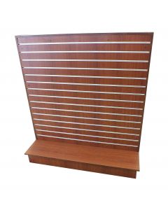 Large Slatwall 2 Way With Metal Inserts - Cherry