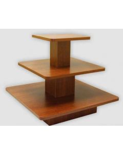 3 TIER SQUARE TABLE- CHERRY