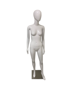 Plastic Female Retro Straight Arms - White