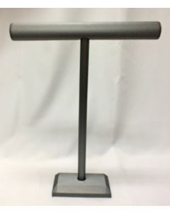 18" H Single T Bar- Steel Grey