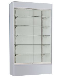 White Wall Display Case- Knocked Down