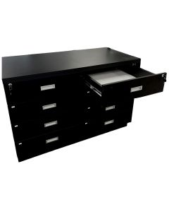 Luxury Counter With Drawers - Black