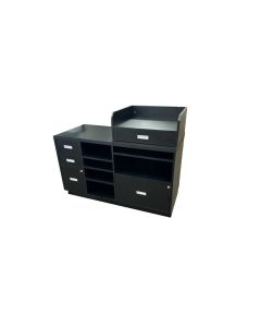  Luxury Combo Register Wrap Counter - Black