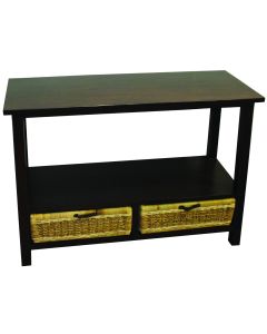 Mahogany 2 Tier Table- Tropic Inspirations