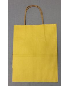 Small Kraft Shop Bag- Mellow Yellow