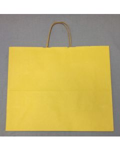 Medium Kraft Shopping Bag- Mellow Yellow