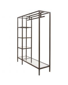 hang fold glass merchadiser