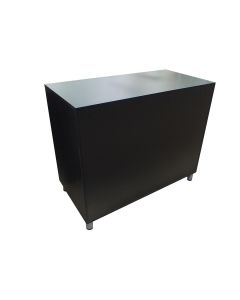 Black Deluxe Wrap Counter for retail locations and check out counter