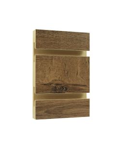 Breckenridge Oak Melamine Slatwall- 6"OC