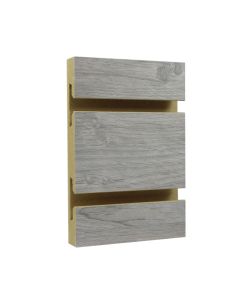 Campfire Ash Melamine Slatwall- 6"OC