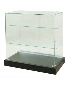 Counter Height Frameless Glass Display Case