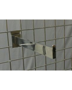 12" RECTANGLE STRAIGHT ARM FACEOUT-CHROME