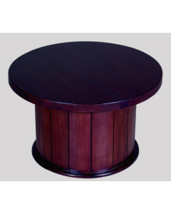 20" ROUND TABLE RISER -Dark Mahogany